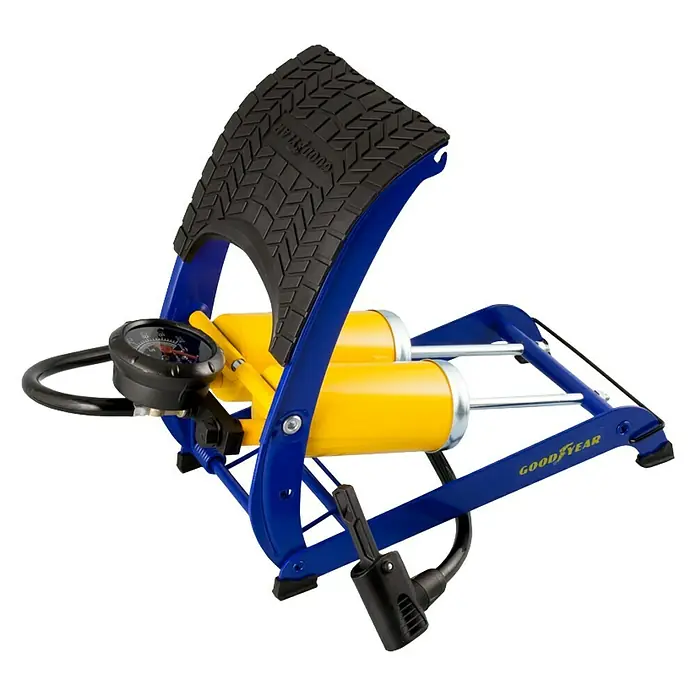 Goodyear Pedal de bomba GOD4011 - Manómetro, Apto para: Válvulas