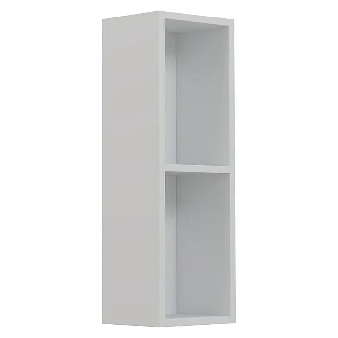 Camargue Espacio Modularni regal - 20 x 17 x 60 cm, Bijele boje, Mat - Pogled sprijeda