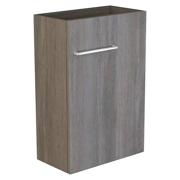 Camargue Espacio Kupaonski ormarić za nasadni umivaonik - 40 x 22 x 60 cm, 1 vrata, Faro - Pogled sprijeda