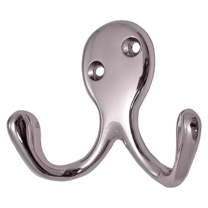Nesu Gancho para colgar 982 - Número de ganchos: 2 ud., L x An x Al: 6,8 x 5,7 x 1,9 cm, Cromo