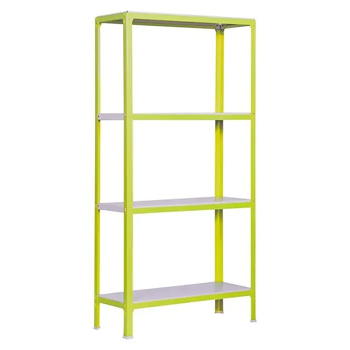 Simonrack Homeclick Metallregal Mini - L x B x H: 40 x 80 x 160 cm, Traglast: 150 kg/Boden, Anzahl Böden: 4 Stk., Grün