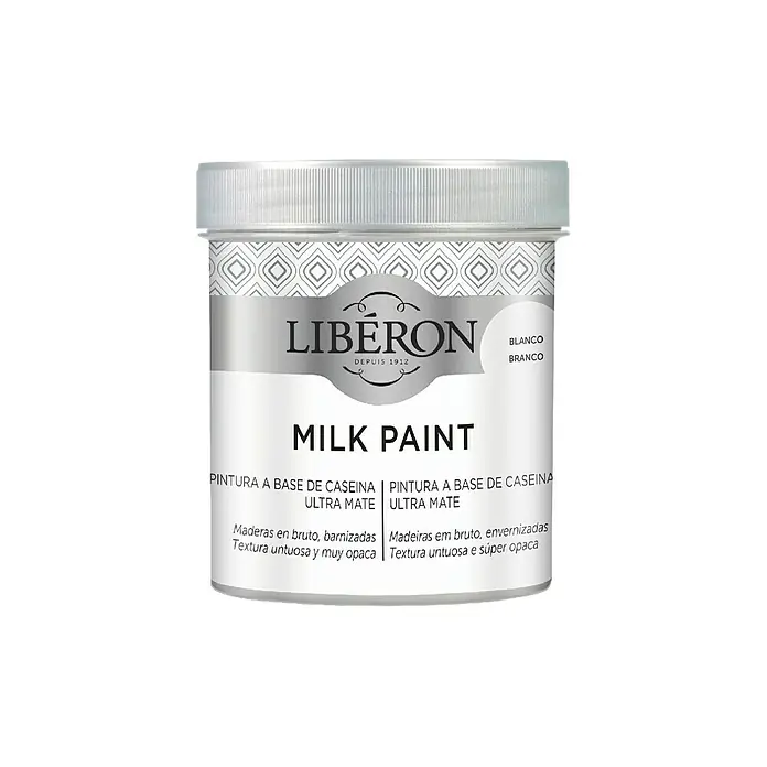 Libéron Pintura Milk paint - Blanco, 500 ml, Mate