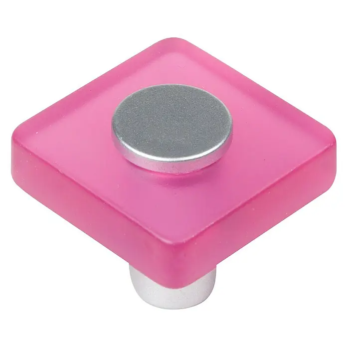 Nesu Tirador para muebles 621MG - L x An x Al: 3 x 2,6 x 1,2 cm, Plástico, Rosa
