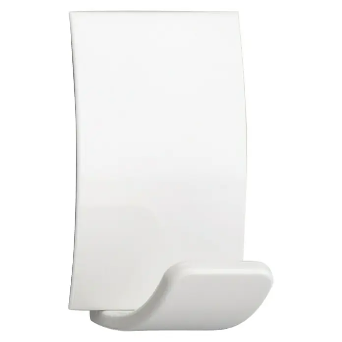 Inofix Colgador adhesivo 2312 - 1 ud., Plástico, Blanco, Rectangular