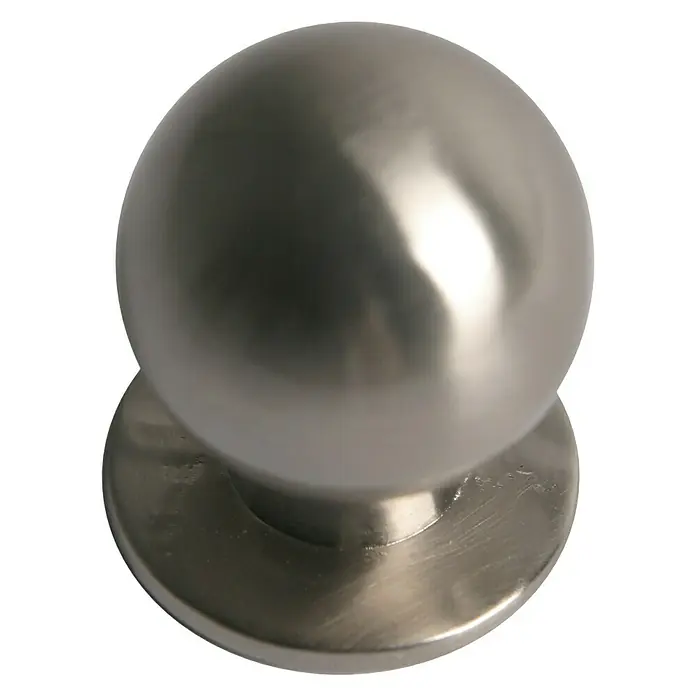 Nesu Pomo para muebles 24516 - Ø x Al: 23 x 27 mm, Acero, Níquel