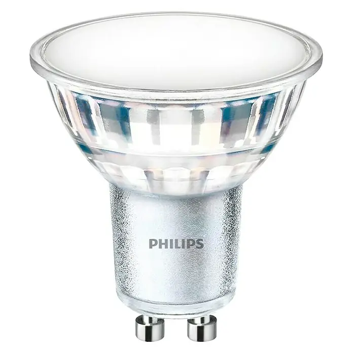 Philips Bombilla LED 550lm - 5 W, GU10, Color de luz: Blanco neutro, Redonda