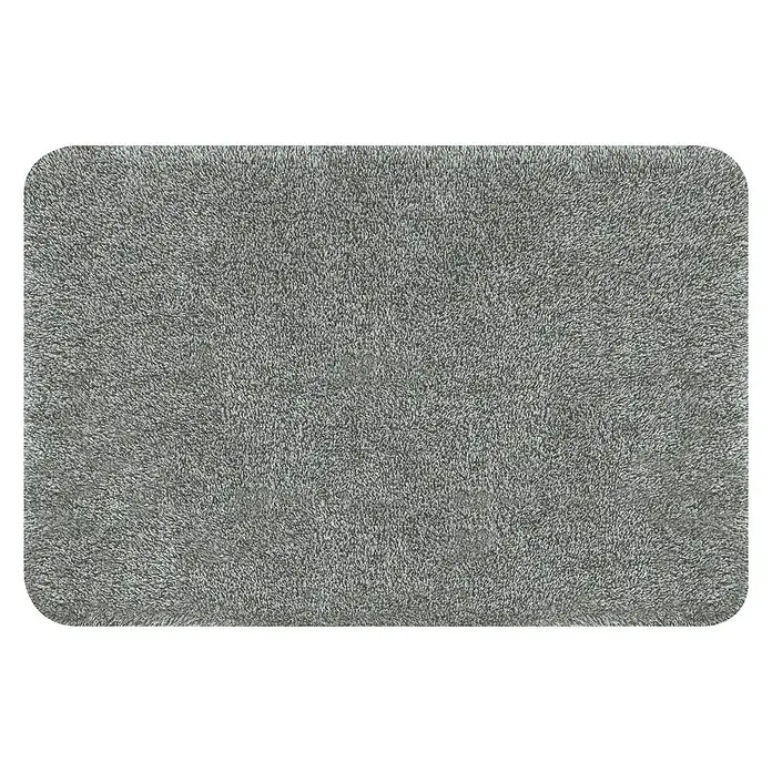 MSV Alfombra para baño Brizzolo - 55 x 65 cm, Gris