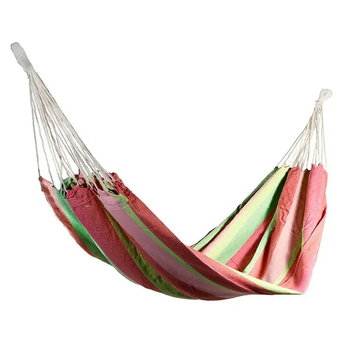Amazonas Viseća mreža za ležanje Tahiti Bubblegum - 200 cm, Žuta-zelena-crvena