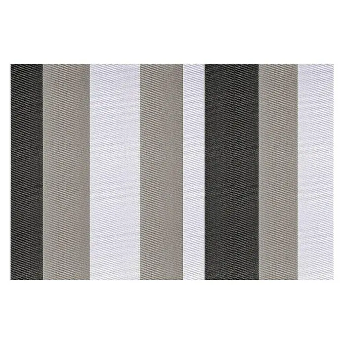 Alfombra Living Stripes - Gris, 180 x 120 cm, 70% PVC y 30% PES