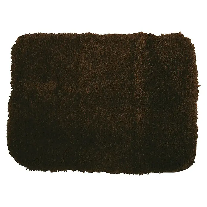 MSV Alfombra para baño Douceur - 50 x 70 cm, Chocolate