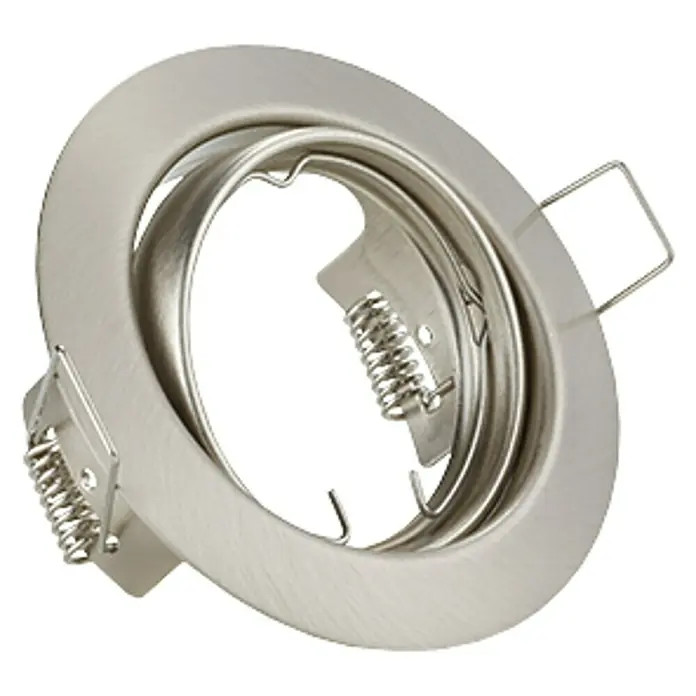 Trio Lighting Foco empotrable Jura - 15 W, GU10, Níquel mate, Diámetro: 8,3 cm