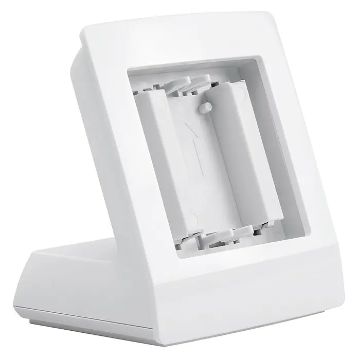 Homematic IP Halterung Tischaufsteller - Batteriebetrieben, 7,9 x 9 x 6,7 cm, Weiß - Rechte Seitenansicht