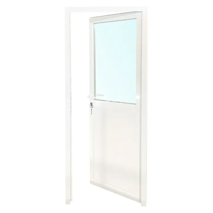 Solid Elements Balconera practicable mixta - 85 x 200 cm, Izquierda, Blanco