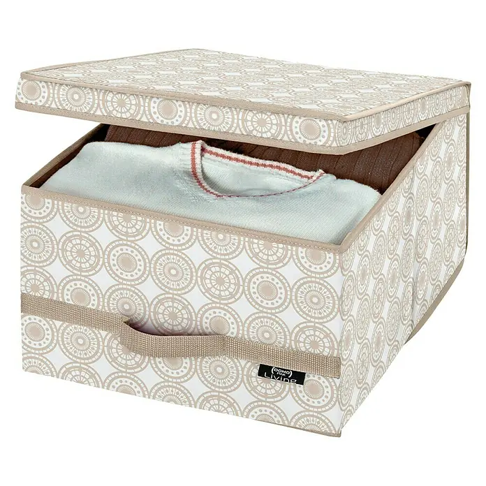 Caja para ropa Ella - 50 x 38 x 18 cm, Plástico