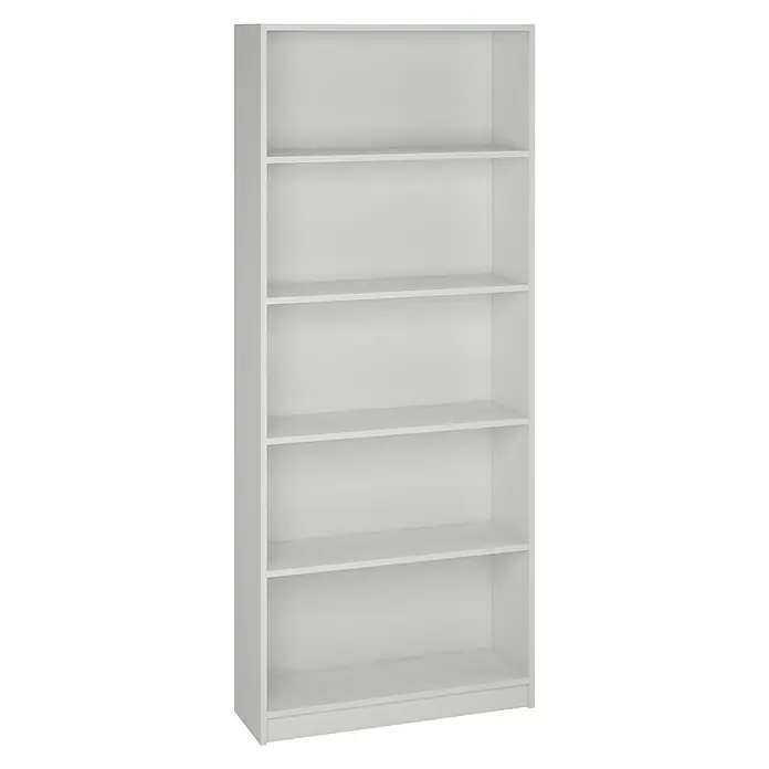 Estantería de madera - An x Al: 75 x 180 cm, Tablero de aglomerado, Blanco