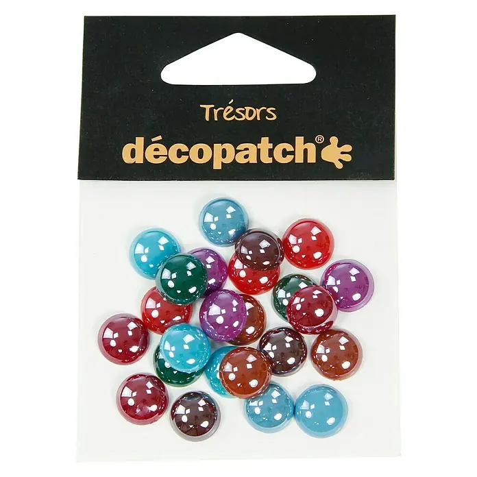 Décopatch Pieza decorativa Trésors Pearl - 24 ud., 1 x 2 cm