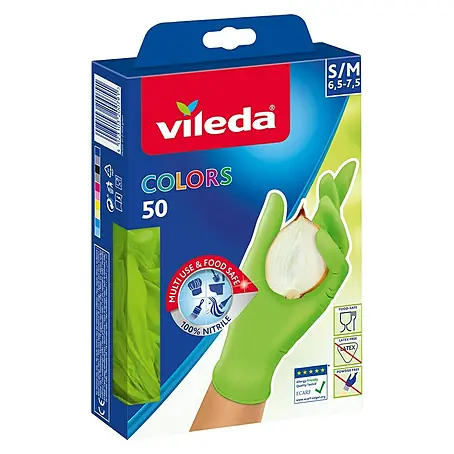 Vileda  Guantes domésticos Colors