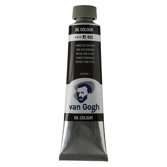 Talens Van Gogh Pintura al óleo - Pardo Van Dyck, 40 ml, Tubo