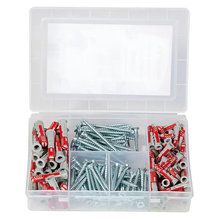 Fischer Duopower Assortiment schroeven met pluggen Profi-Box - 160-delig