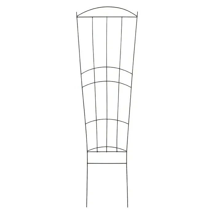Gardol Ukrasna rešetka za penjačice Sizilien - 36,5 x 120 cm, Antracit - Pogled sprijeda