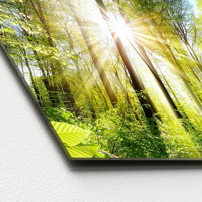 ProArt Glasbild - Towards the Sun, B x H: 125 x 50 cm - Detailaufnahme