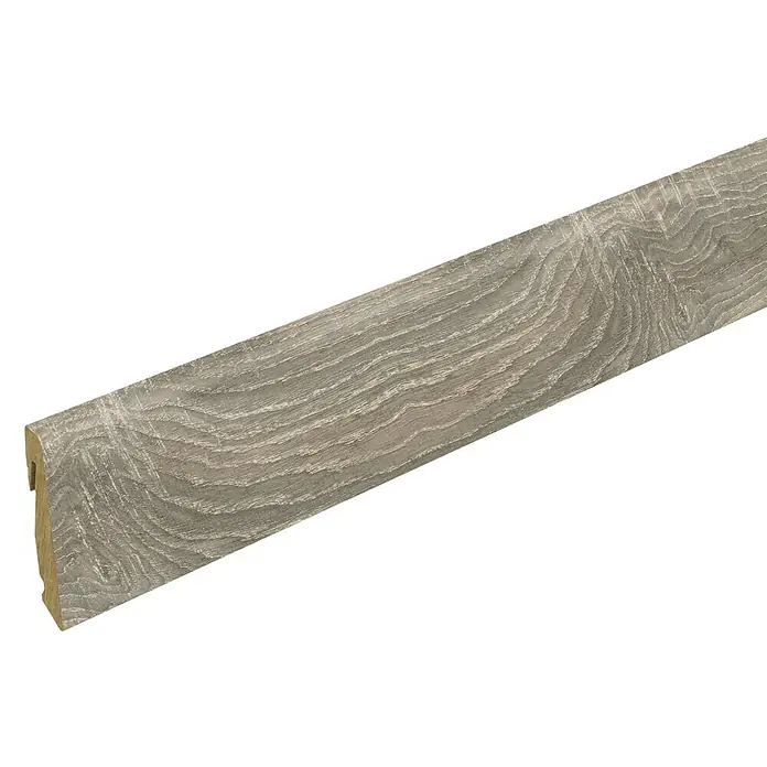 Profiles and more Sockelleiste FU147H Eiche Leonessa - 2,4 m x 18,5 mm x 38,5 mm, Gerade - Linke Seitenansicht