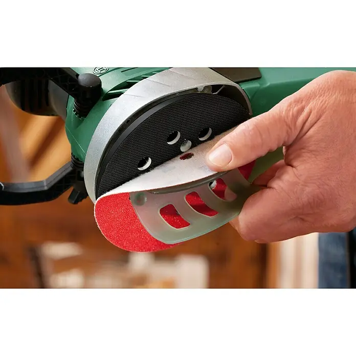 Bosch 18 V Power for All Lijadora excéntrica de batería AdvancedOrbit - 18 V, Iones de litio, Sin batería, Diámetro disco de lija: 125 mm, Número de revoluciones de marcha en vacío: 3.000 r.p.m. - 12.000 r.p.m. - Primer plano