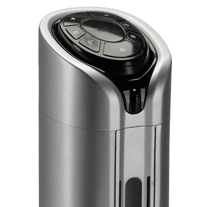 Proklima Toranj-ventilator - 26 W, Antracit, Ø x V: 24,5 x 87,5 cm - Pogled sprijeda