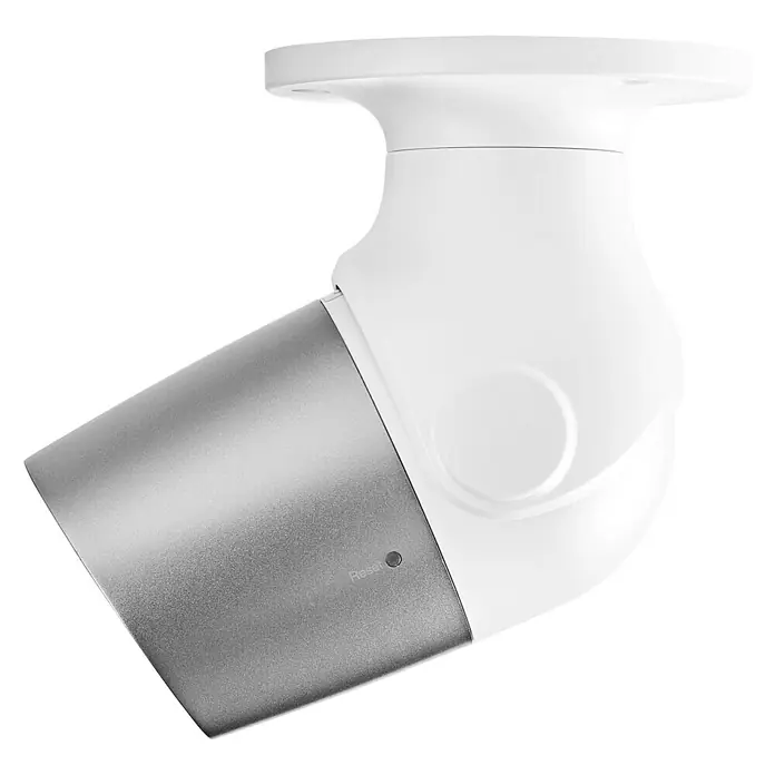 Nedis Smartlife IP-Außenkamera - Weiß, Silber, Netzbetrieben, 1.280 x 720 Pixel, IP65 - Vorderansicht