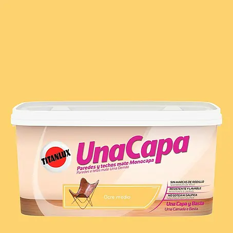 Titanlux Una Capa Pintura para paredes
