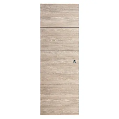 Puerta corredera de madera Roble Gris 400