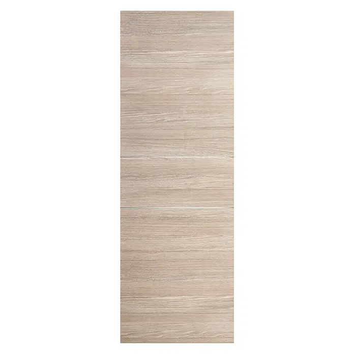 Puerta corredera de madera Roble Gris 200AL - 62,5 x 203 cm, Roble Gris, Macizo