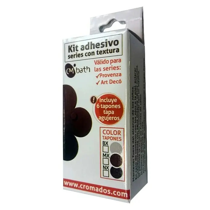 CM Baños Kit de fijación forja - Apto para: Utensilios de baño