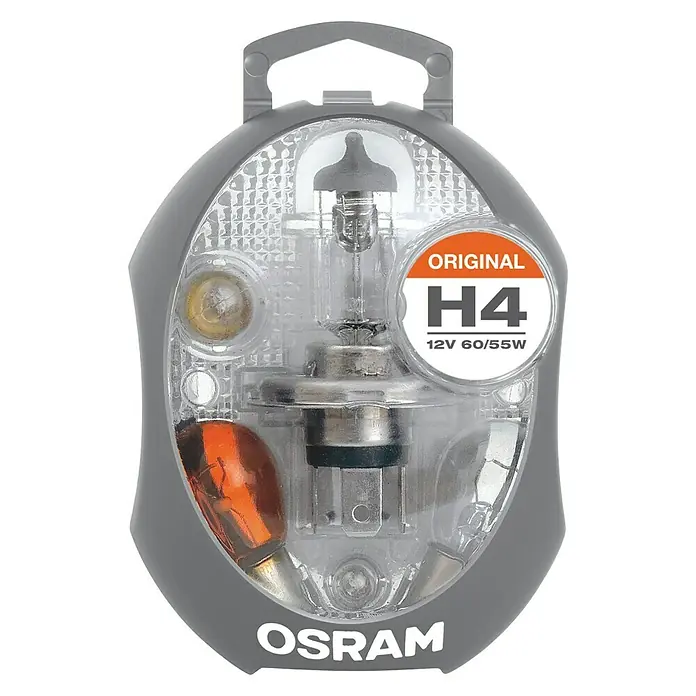 Osram Set zamjenskih žarulja Eurobox H4 - H4, 9 -dij. - Pogled sprijeda
