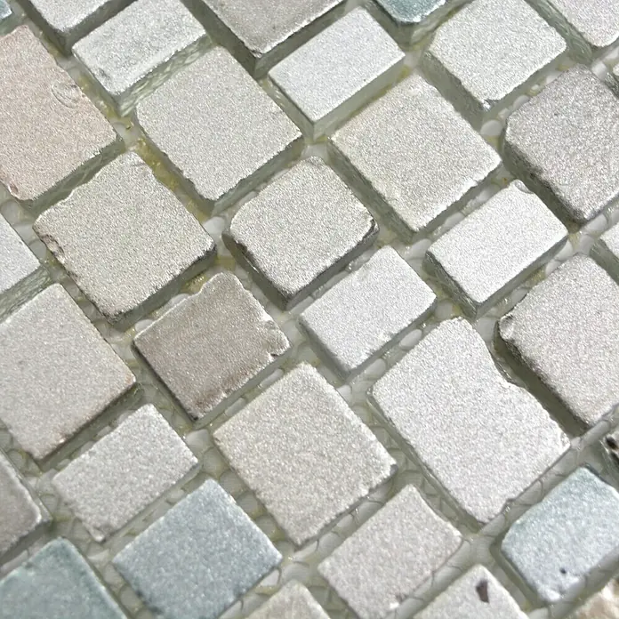 Mosaikfliese Crystaledge XCM GME 22 - 31,7 x 31,1 cm, Grau/Beige, Matt