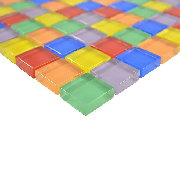 Mosaikfliese Quadrat Crystal XCM 8SE01 - 30 x 30 cm, Mehrfarbig, Glänzend