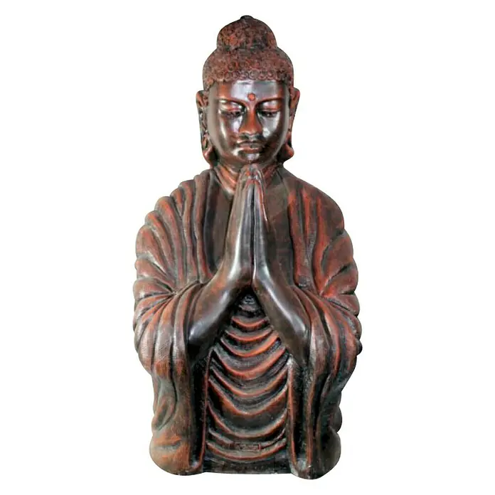 Figura decorativa Buda monje - Piedra artificial