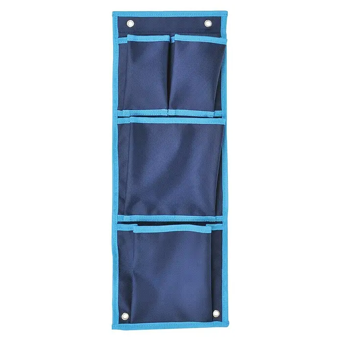 Cartrend Hängetasche - Geeignet für: Wohnmobile, Blau, B x H: 20 x 57 cm - Vorderansicht