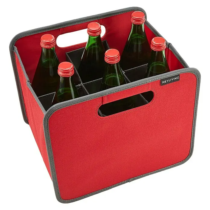 Meyliving Einsatz - Passend für: Meyliving Faltbox S/L, Meyliving Kühltasche, Grau - Vorderansicht