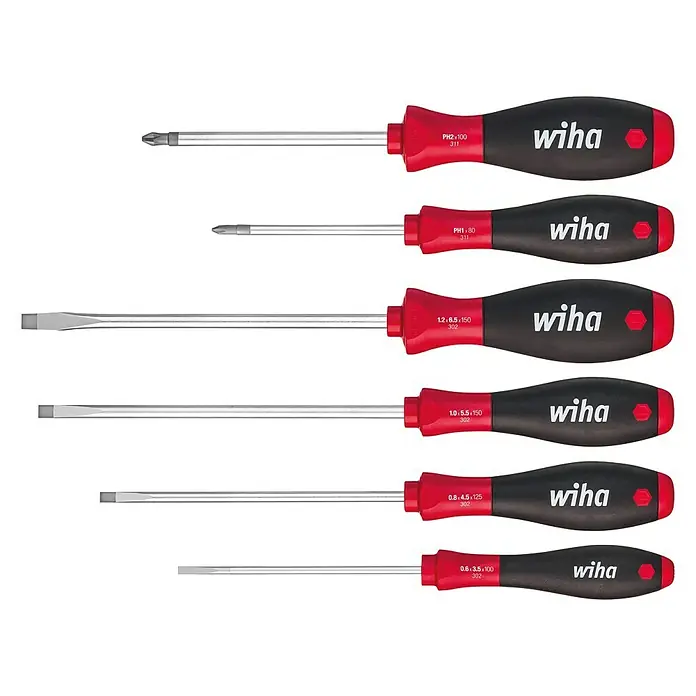 Wiha Schraubendreher-Set SoftFinish - 6 -tlg.