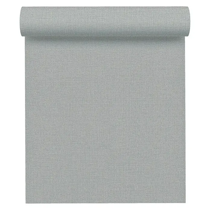 AS Creation Character Vliestapete - Blau/Grau, Uni, 10,05 x 0,53 m - Vorderansicht