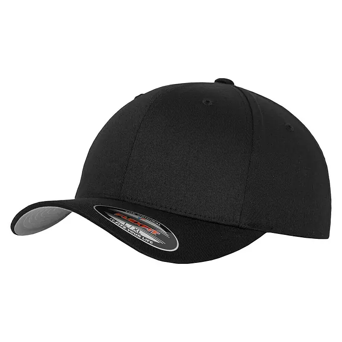 Flexfit Baseballkappe - Schwarz, Konfektionsgröße: XS/S