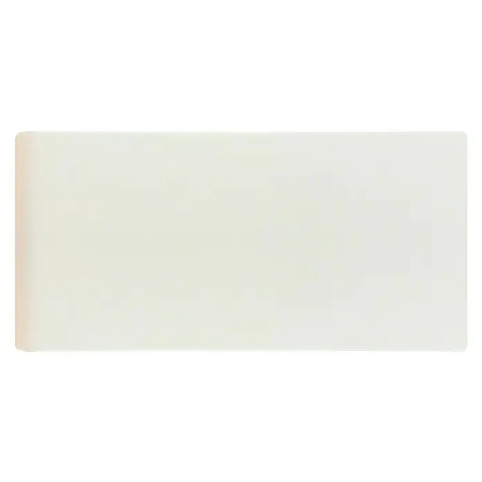 Baldosa decorativa Vierteaguas - 28 x 14 cm, Blanco, Espesor: 8,5 mm