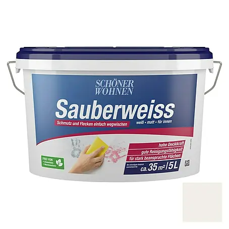 SCHÖNER WOHNEN-Farbe  Wandfarbe Sauberweiß