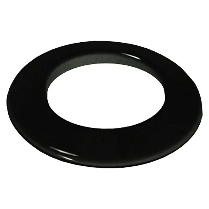 Plafón para tubo de estufa - 80 mm, Esmaltado, Negro