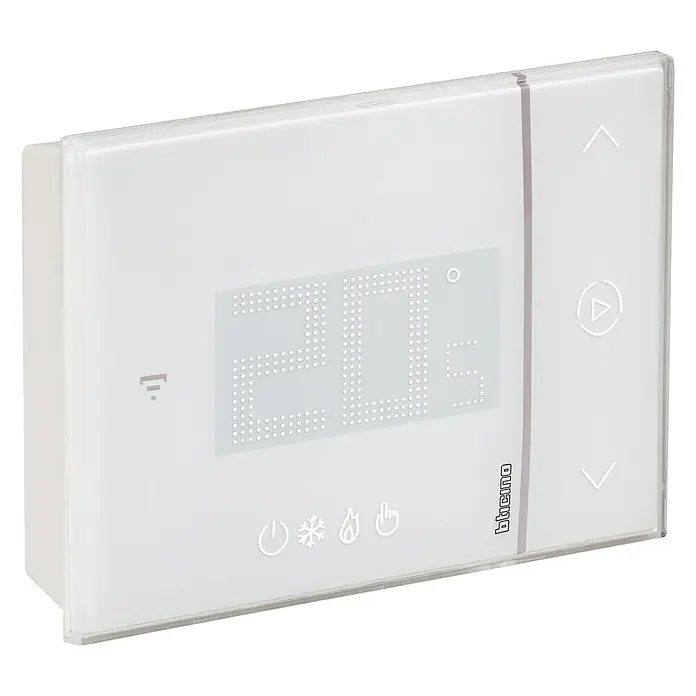 Legrand Termostato inalámbrico WiFi Elliot - Funcionamiento en red, L x An x Al: 2,81 x 12,6 x 8,7 cm
