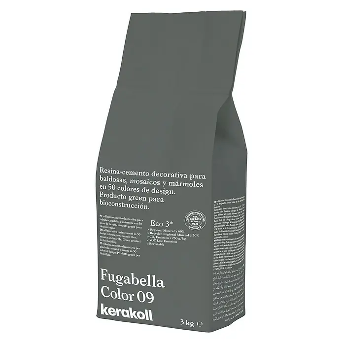 Kerakoll Sellador de resina - cemento Fugabella - Tono de color: 09, 3 kg