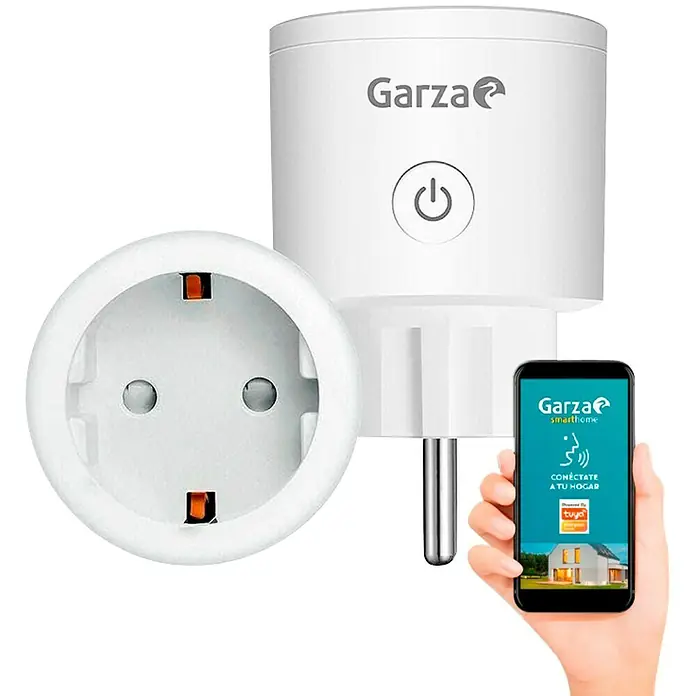 Garza Smart Home Enchufe inteligente WiFi - Blanco, IP20