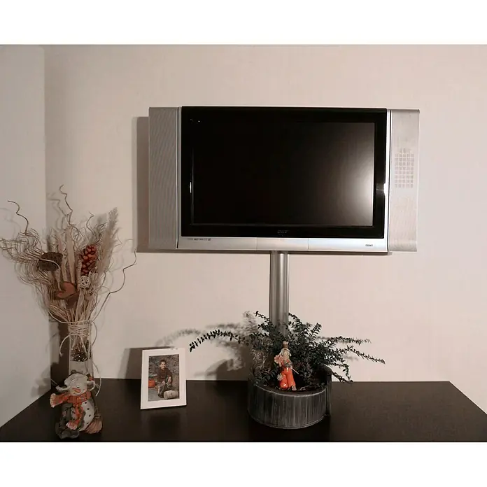 LCD-Kabelkanal - 100 cm, Schwarz - Anwendungsbeispiel