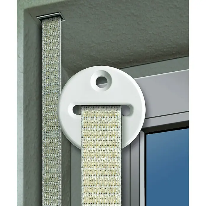 Schellenberg Gurtführung Mini & Maxi - Durchmesser: 42 mm, Weiß - Vorderansicht